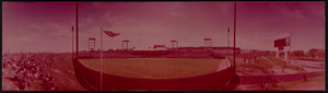 San Diego Padres vs. Las Vegas Stars baseball game at Cashman Field, Las Vegas, Nevada: panoramic photograph