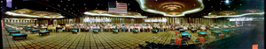 World Series of Tavern Pool (8-ball) at Caesars Palace, Las Vegas, Nevada: panoramic photograph