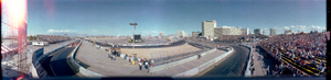 1983 Grand Prix at Caesars Palace, Las Vegas, Nevada: panoramic photograph