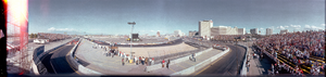 1983 Grand Prix at Caesars Palace, Las Vegas, Nevada: panoramic photograph