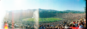 Super Bowl XIV: Pittsburgh Steelers vs. LA Rams, Pasadena, California: panoramic photograph