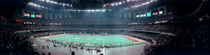 Super Bowl XX: Chicago Bears vs. New England Patriots, New Orleans, Louisiana: panoramic photograph