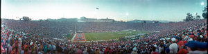 Super Bowl XXI: New York Giants vs. Denver Broncos, Pasadena, California: panoramic photograph