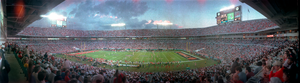Super Bowl XXIII: San Francisco 49ers vs. Cincinnati Bengals, Miami, Florida: panoramic photograph