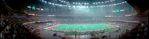 Super Bowl XXIV: San Francisco 49ers vs. Denver Broncos, New Orleans, Louisiana: panoramic photograph