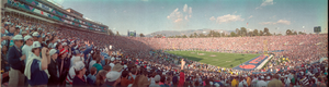 Super Bowl XXVII: Dallas Cowboys vs. Buffalo Bills, Pasadena, California: panoramic photograph