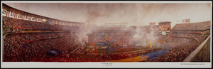 Super Bowl XXXII: Denver Broncos vs. Green Bay Packers, San Diego, California: panoramic photograph
