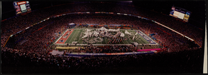 Super Bowl XXXIII: Denver Broncos vs. Atlanta Falcons, Miami, Florida: panoramic photograph