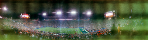 Super Bowl XXXIX: New England Patriots vs. Carolina Panthers, Jacksonville, Florida: panoramic photograph
