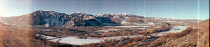 View of Aspen, Colorado: panoramic photograph