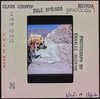Photographic slide of Tule Springs, Nevada, November 7, 1962