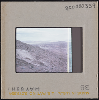 Photographic slide of Gypsum Cave, Clark County, Nevada, 1969
