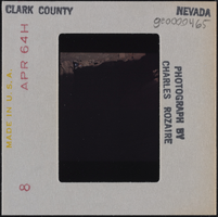 Photographic slide of an archeological site, Clark County, Nevada, circa 1963-1964
