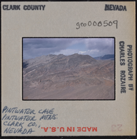 Photographic slide of Pintwater mountains, Nevada, circa 1964-1965