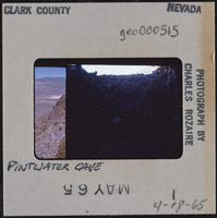 Photographic slide of Pintwater Cave, Nevada, April 18, 1965