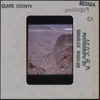 Photographic slide of mountains, Nevada, circa 1965