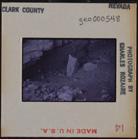 Photographic slide of men at Pintwater Cave, Nevada, circa 1964