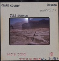 Photographic slide of an unindentified landscape in Southern Nevada, November 30, 1962