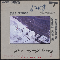 Photographic slide of a digging site at Tule Springs, Nevada, circa 1962-1963