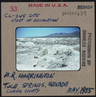 Photographic slide of site at Tule Springs, Nevada, May 1955