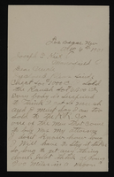 Correspondence, H.E. George to Frank Kiel, Joseph Kiel, Mary Hildreth