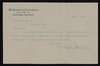 Correspondence, McCornick and Co., Bankers, to H.E. George
