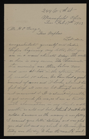 Correspondence, M.L. Hildreth to H.E. George