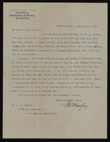 Correspondence, L.W. Billingsley to H.E. George