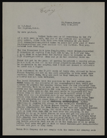 Correspondence, Levi Syphus to Dr. W.E. Neel