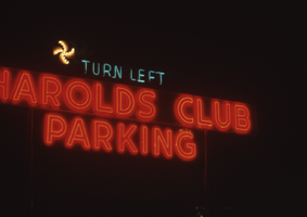 Harold's Club lettering sign, Reno Nevada: photographic print