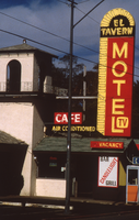El Tavern Motel roof mounted sign, Reno, Nevada: photographic print
