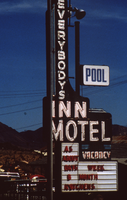 Everybody's Inn Motel mounted marquee sign, Reno, Nevada: photographic print