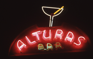 Alturas Bar banner sign, Reno, Nevada: Photographic print