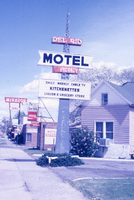 Del Rio Motel mounted marquee sign, Reno, Nevada: photographic print