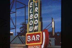 Elbow Room mounted sign, Sparks, Nevada: photographic print