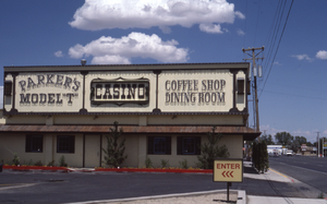 Parker's Model "T" Casino wall signs, Winnemucca, Nevada: photographic print
