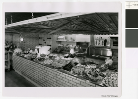 Photograph of the Chuck Wagon Buffet at the El Rancho Vegas (Las Vegas), circa 1953