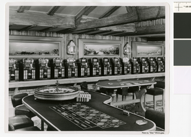 Photograph of the casino area of the El Rancho Vegas (Las Vegas), circa 1953