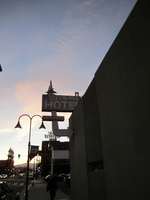 Olympic Hotel roof mounted sign, Reno, Nevada: photographic print