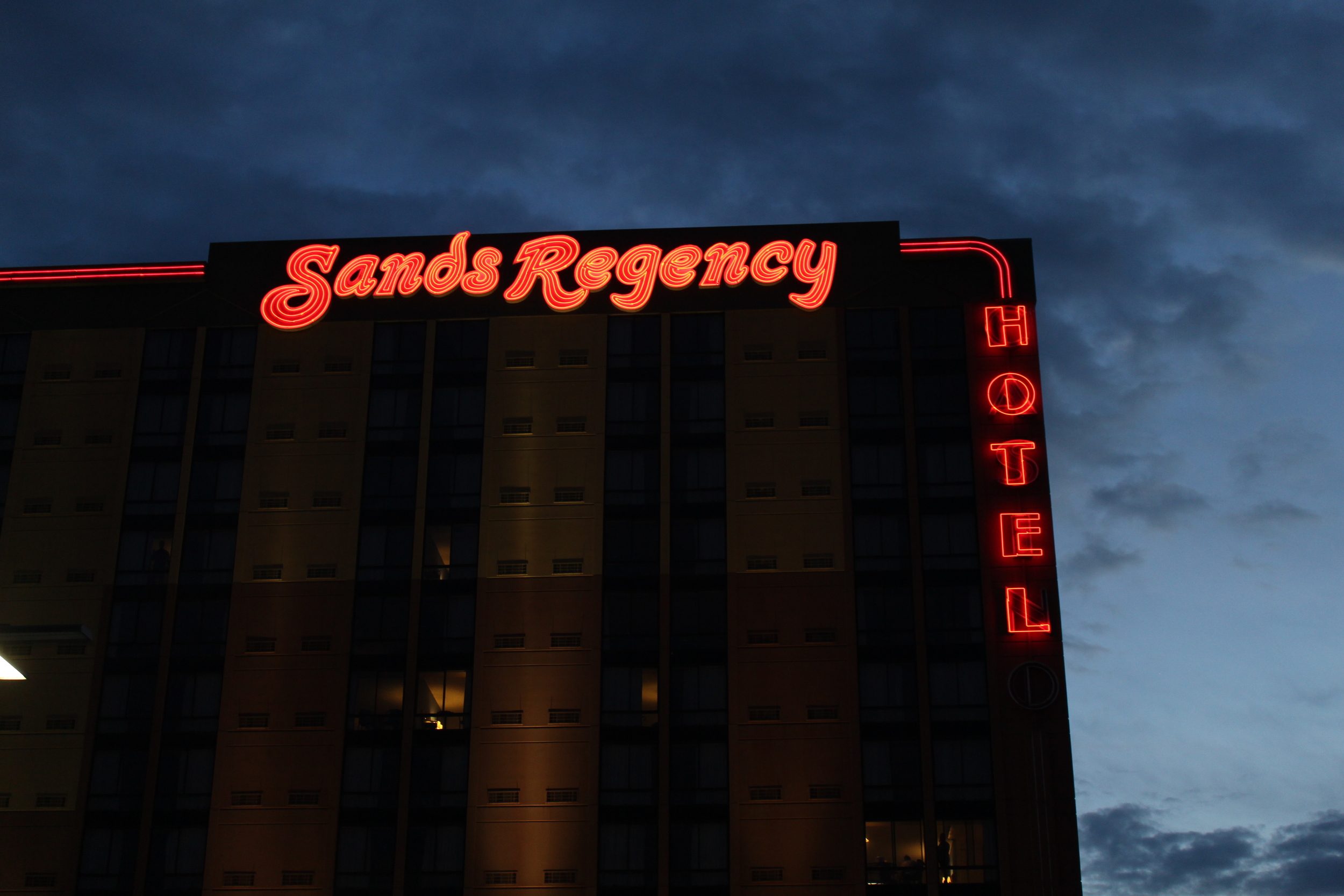 Sands Regency wall mounted signs, Reno, Nevada: photographic print