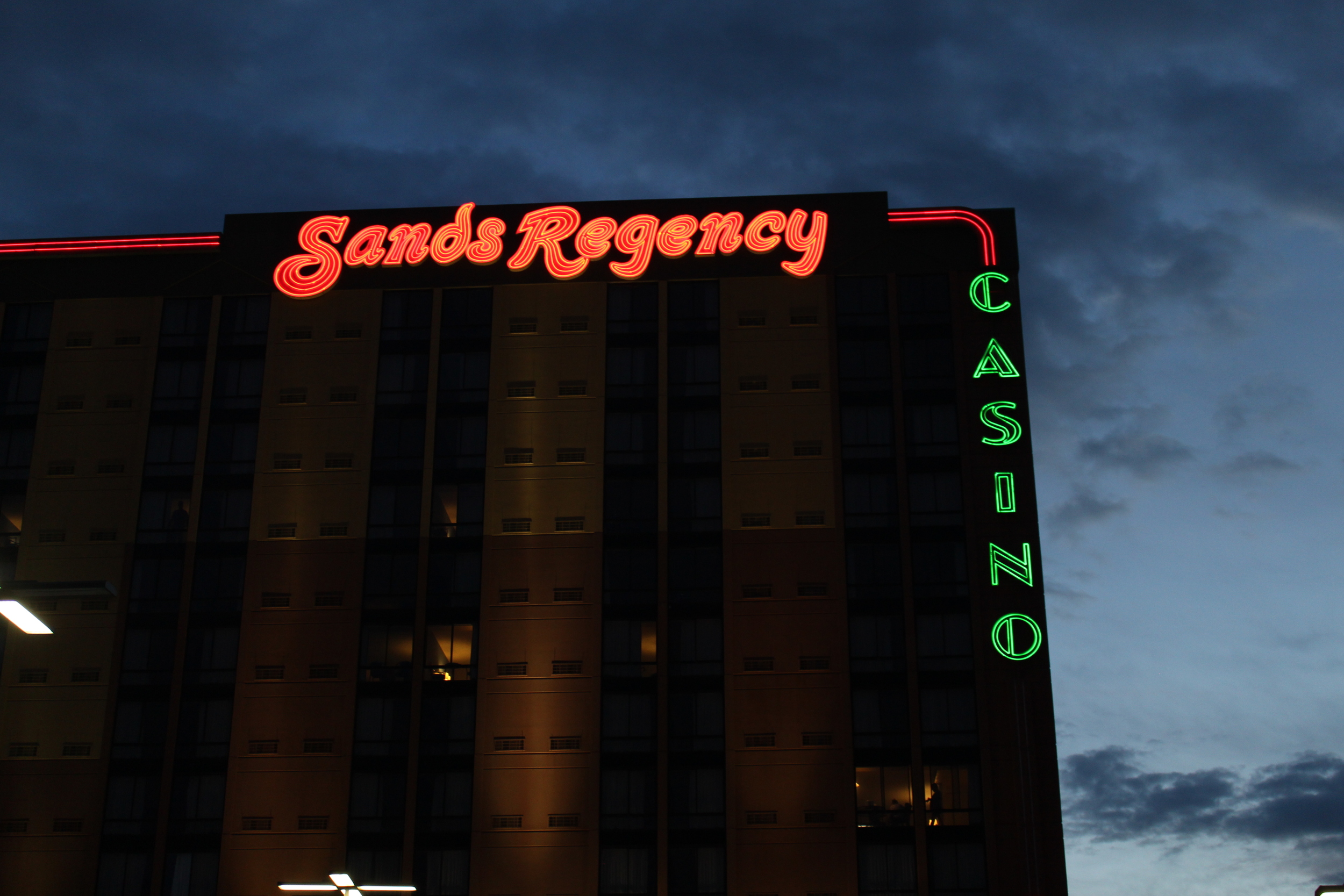 Sands Regency wall mounted signs, Reno, Nevada: photographic print