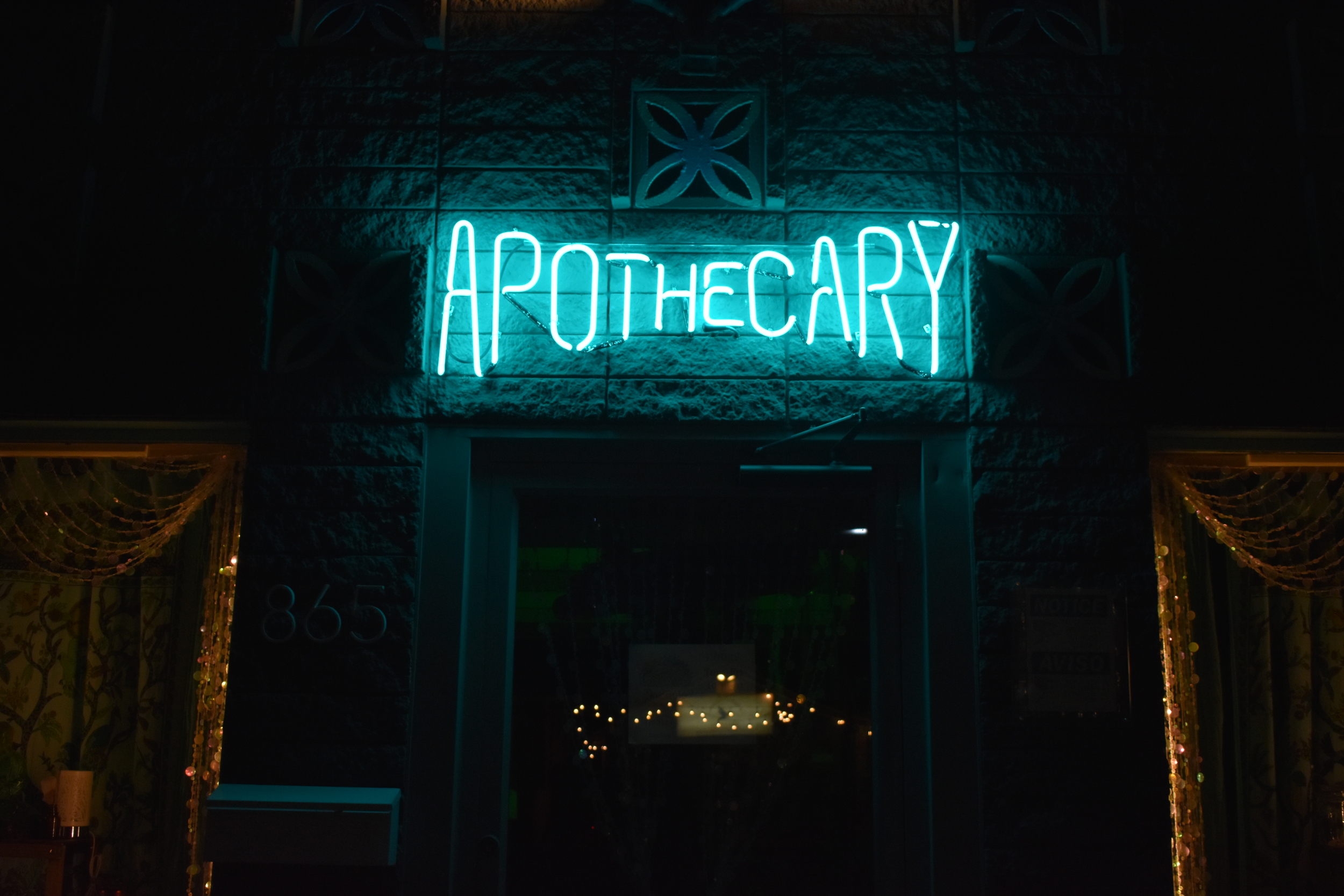 Mandala Massage Supply & Apothecary wall mounted sign, Reno, Nevada