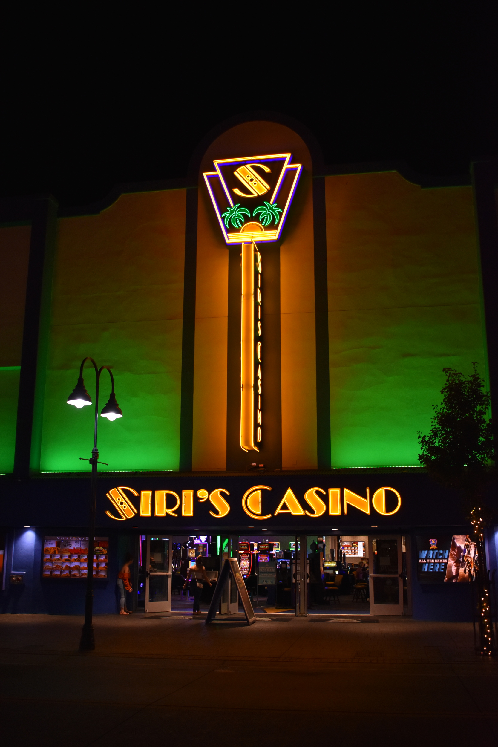 Siri's Casino wall mounted signs, Reno, Nevada