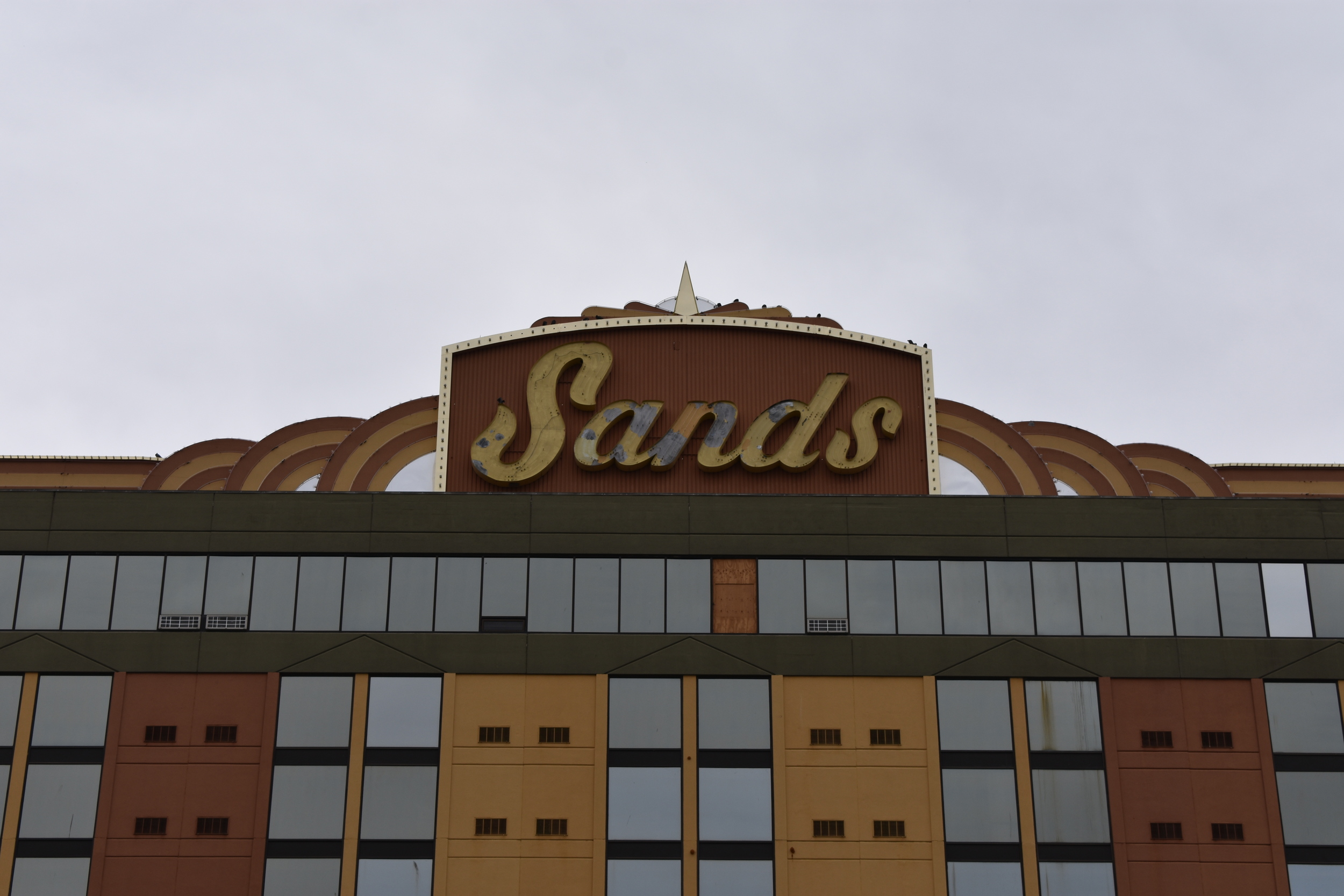Sands Regency roof mounted sign, Reno, Nevada