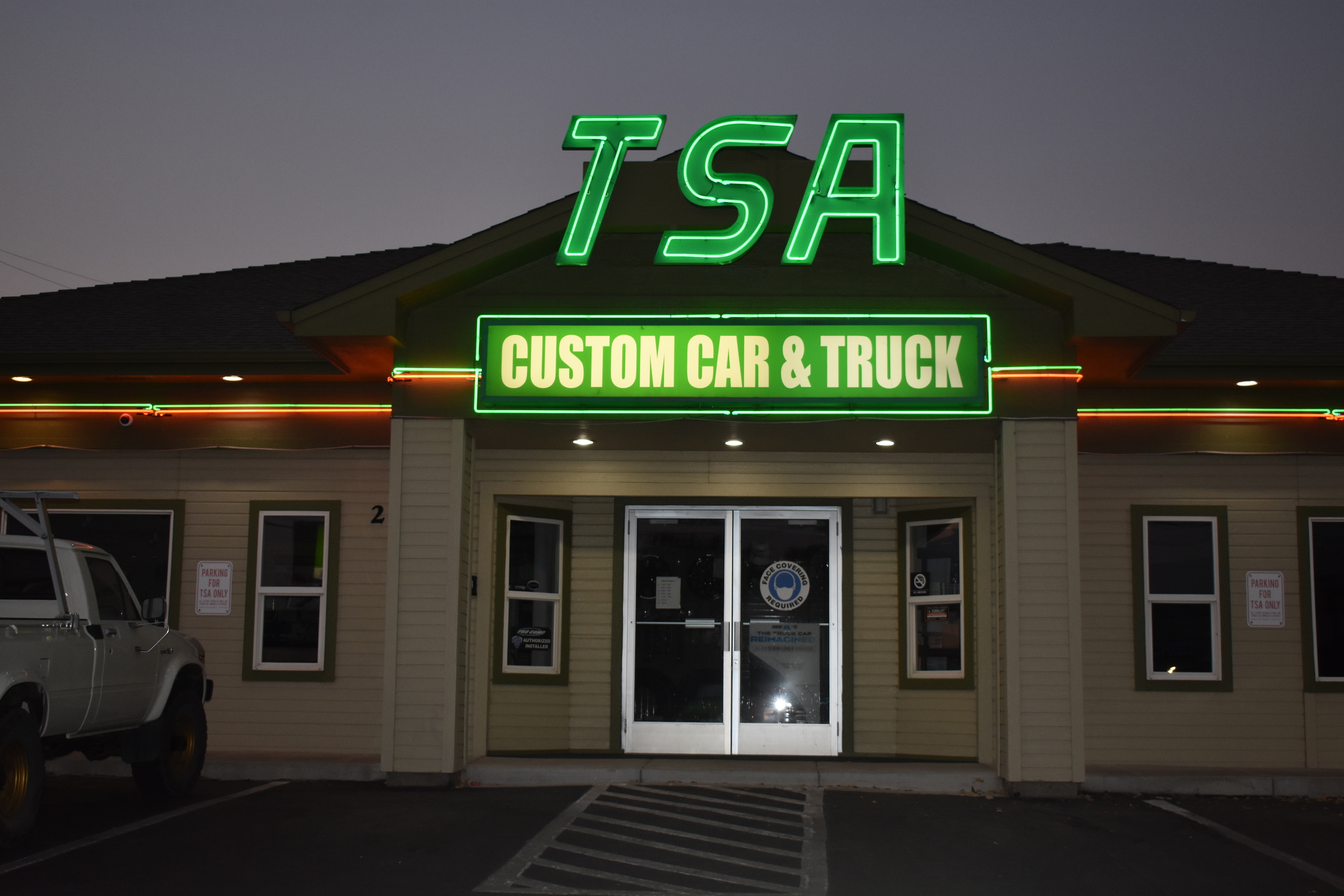 TSA Custom Car & Truck wall mounted signs, Carson City, Nevada