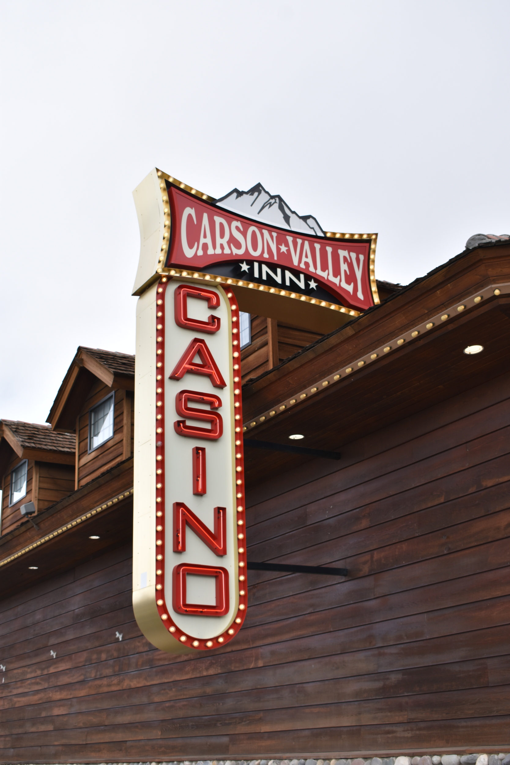 Carson Valley Inn roof mounted sign, Minden, Nevada