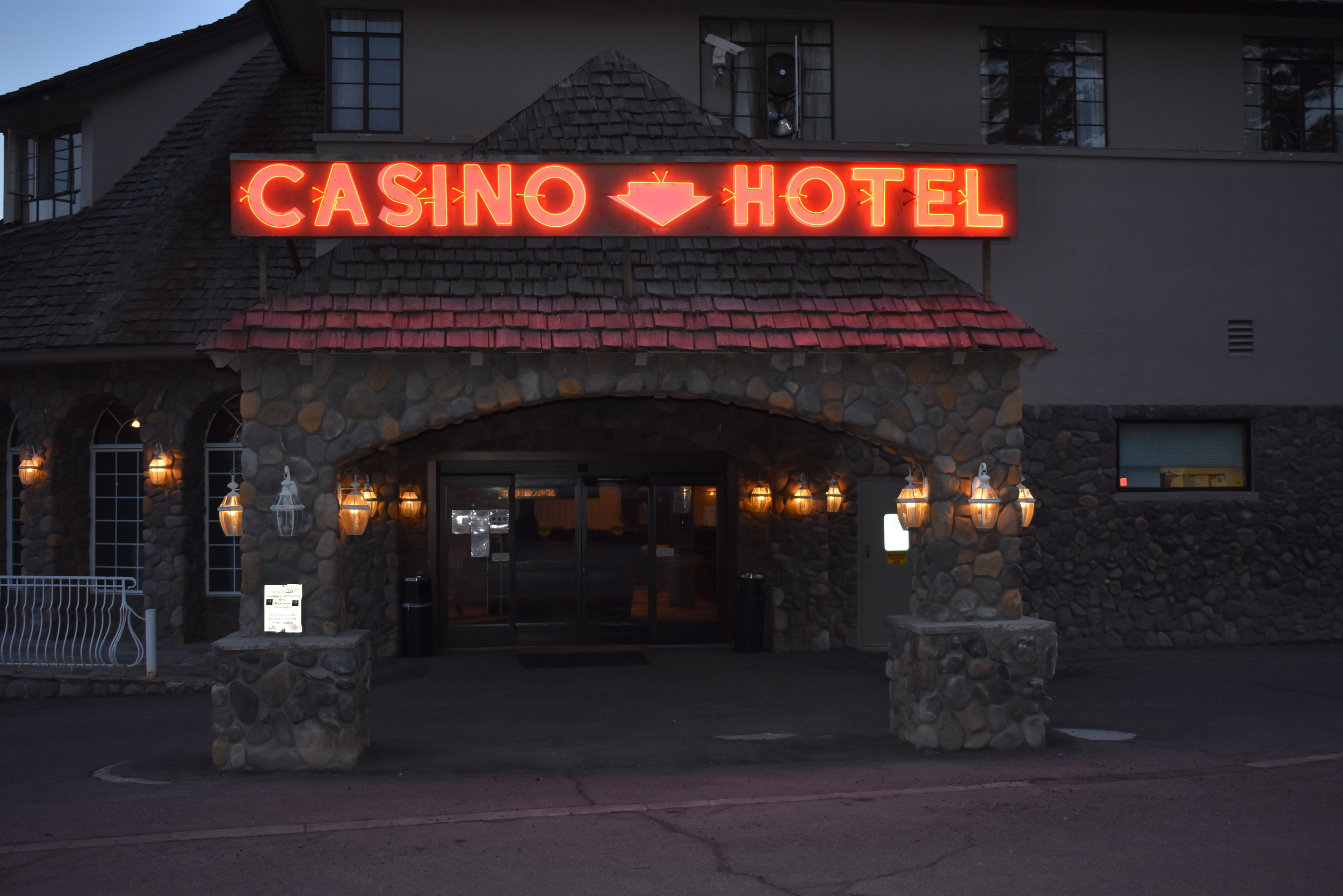 Tahoe Biltmore Lodge & Casino wall mounted sign, Crystal Bay, Nevada