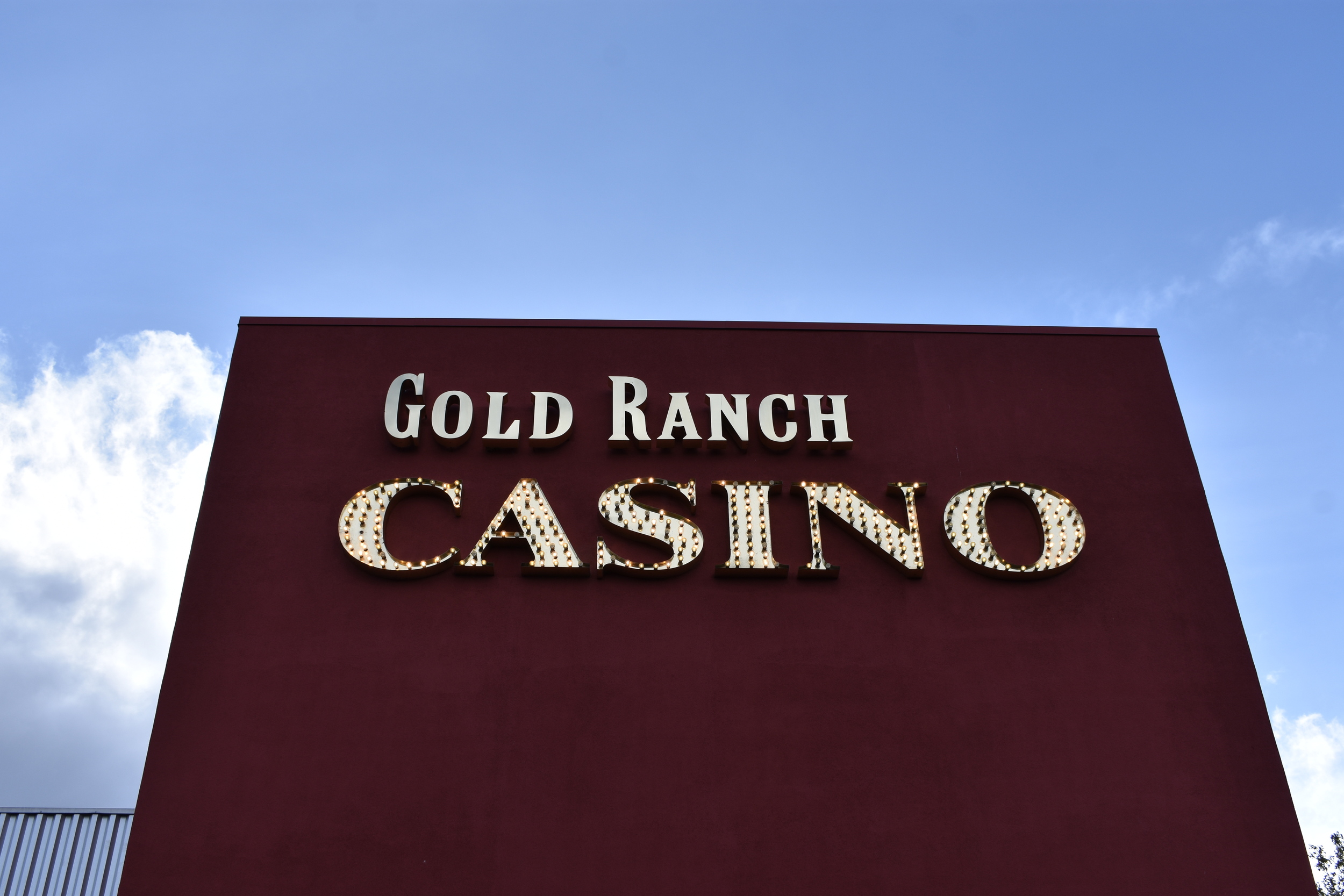 Gold Ranch Casino & RV Resort wall mounted signs, Verdi, Nevada