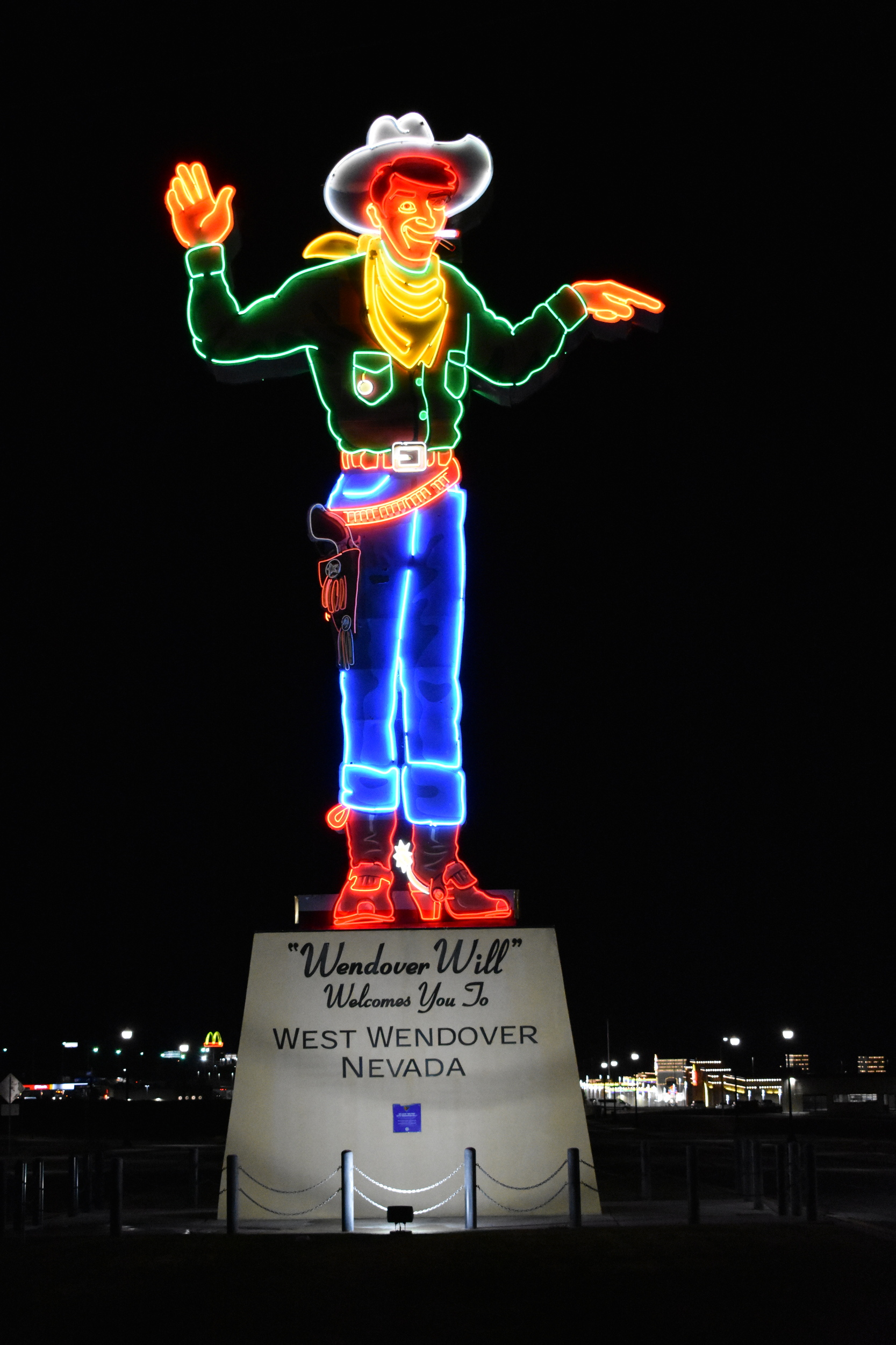 Wendover Will Neon Cowboy, Wendover, Nevada