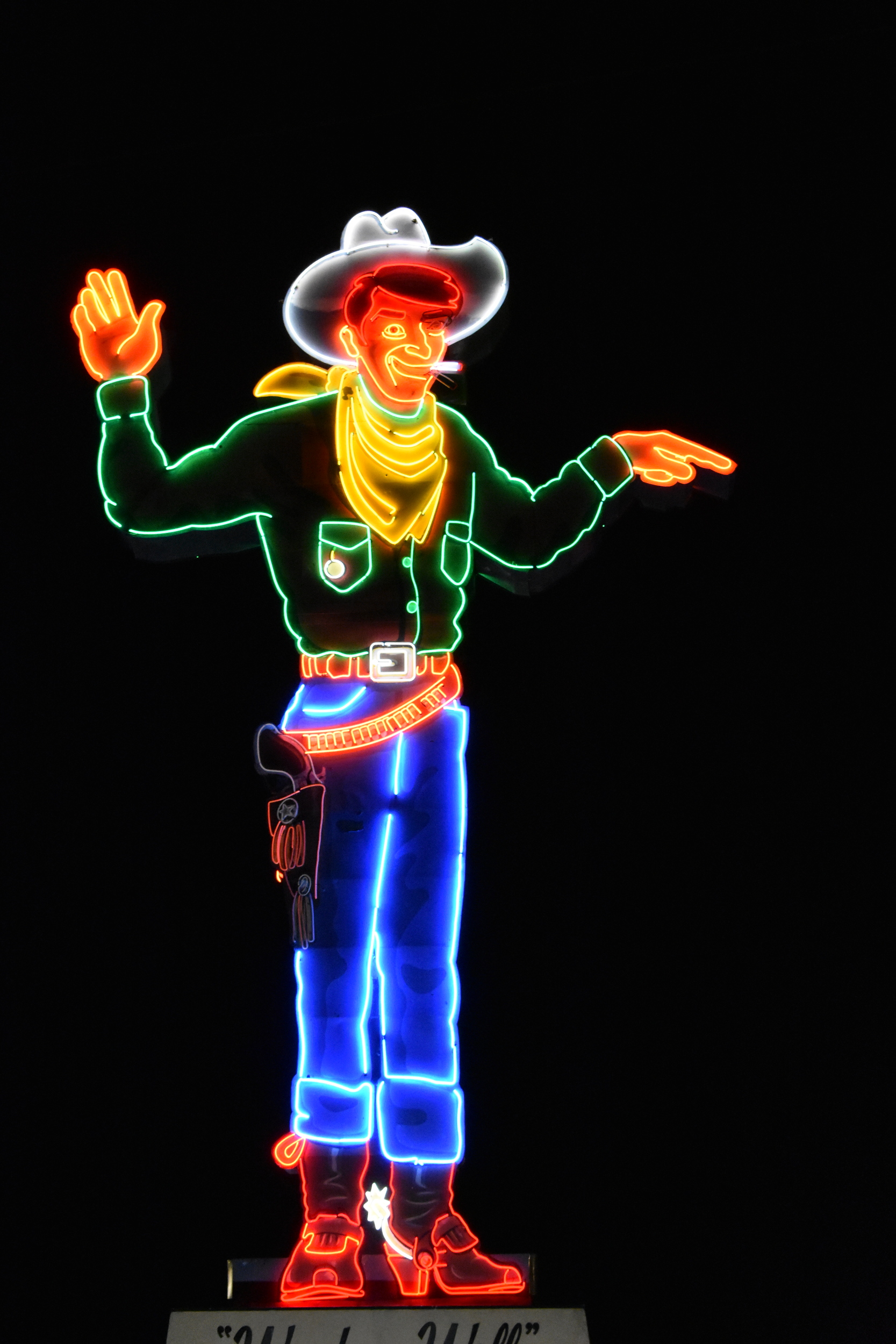 Wendover Will Neon Cowboy, Wendover, Nevada